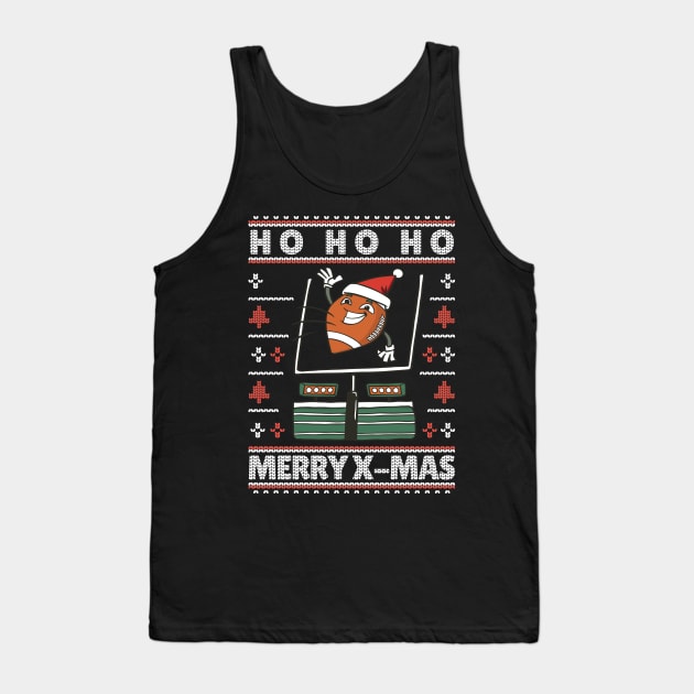 Football and Fun: Celebrate Christmas in Style! Tank Top by Life2LiveDesign